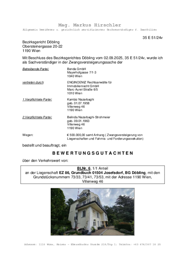 Gutachten 1190 Wien, Villenweg 46.pdf