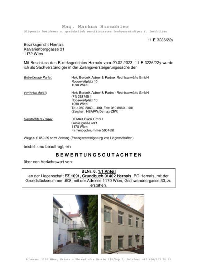 Gutachten 1170 Wien, Gschwandnergasse 33.pdf