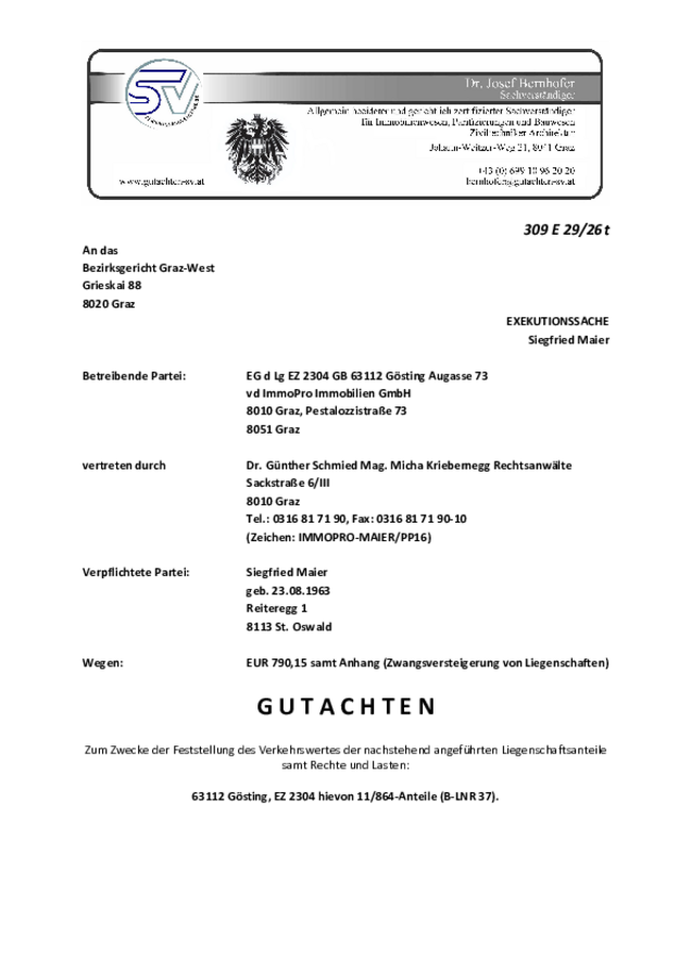 1031-Exe BG West, Siegfried Maier, Augasse 73 WE an PP 16, 8051 Graz-Gösting.pdf
