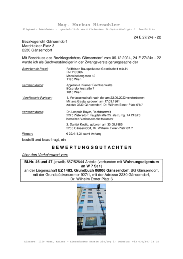 Gutachten 2230 Gänserndorf, Dr Wilhelm Exner Platz 6, Kostic.pdf