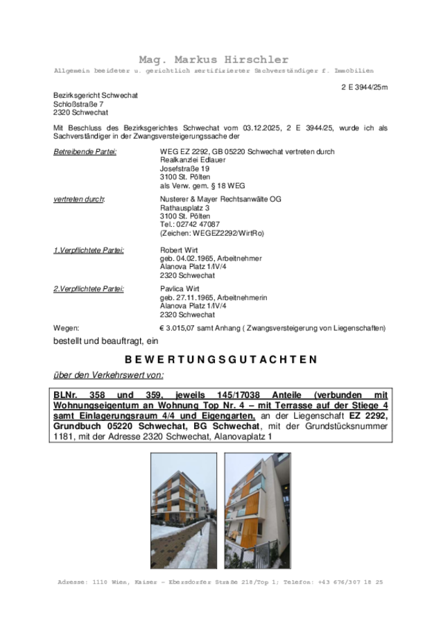 Gutachten 2320 Schwechat, Alanova Platz 1.pdf